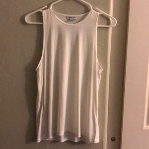 White flowy tank top